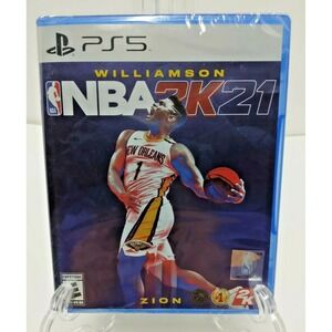 NBA 2K21 Sony PlayStation 5 PS5‎ Brand New Factory Sealed Zion Williamson Cover